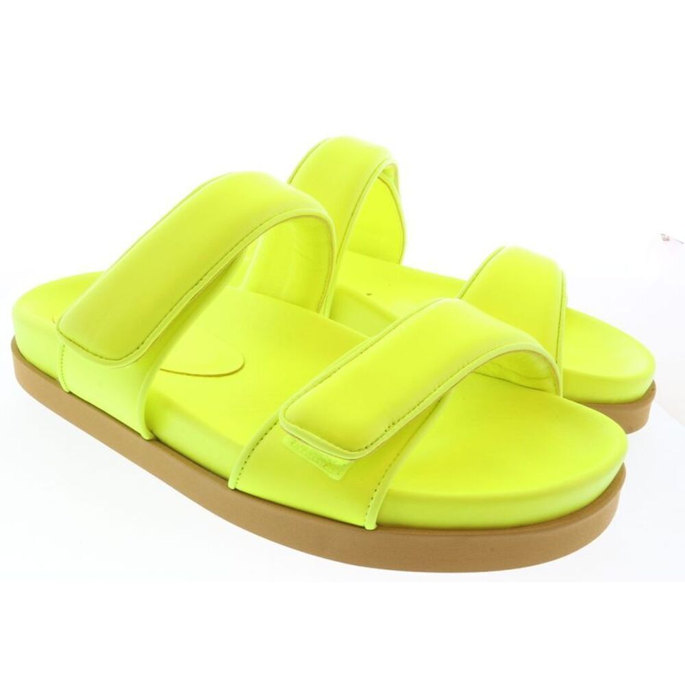 Gia Borghini  Gia x Pernille Double Strap Leather Slides